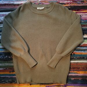 Juniors Olive Sweater